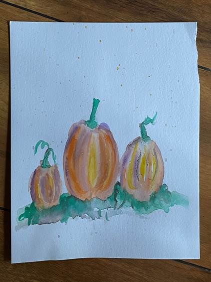 Watercolor Pumpkins