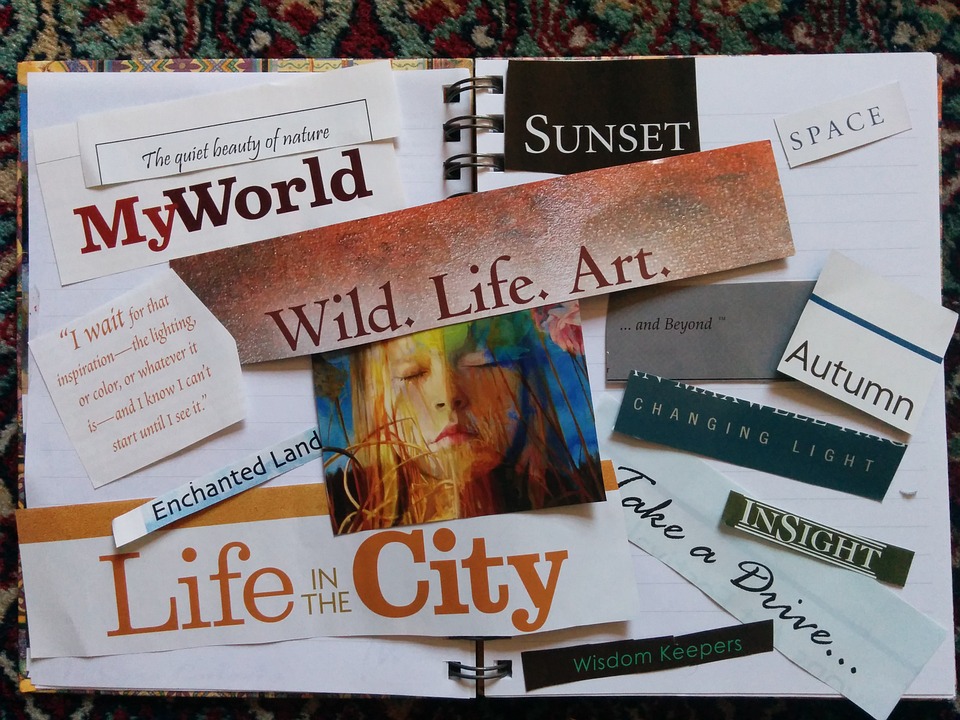 Example of a Vision Board.