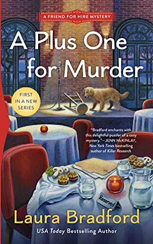 Book cover of A Plus One for Murder, by Laura Bradford
