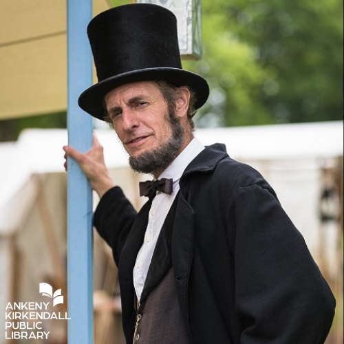 Photo of Kevin Wood as Abe Lincoln