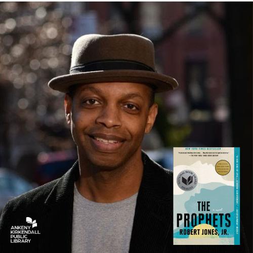 Photo of author Robert Jones Jr. and book cover of The Prophets