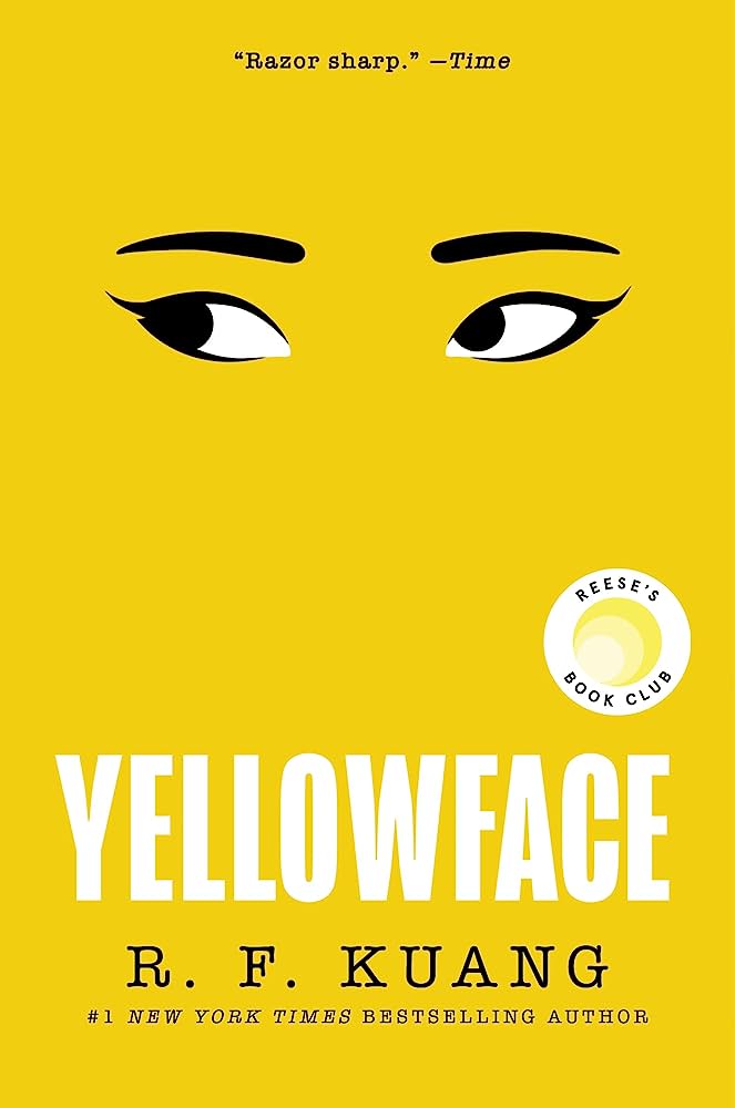 Book cover of Yellowface, by R. F. Kuang