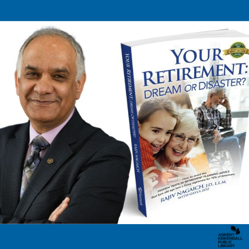 Photo of the author and the cover of his book Your Retirement: Dream or Disaster