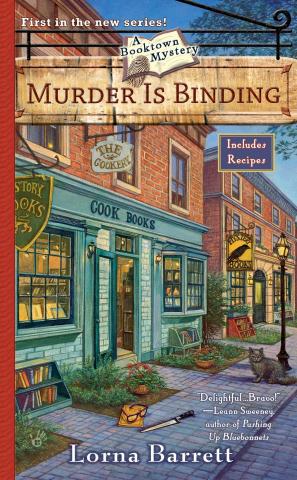 Book cover of Murder Is Binding, by Lorna Barrett