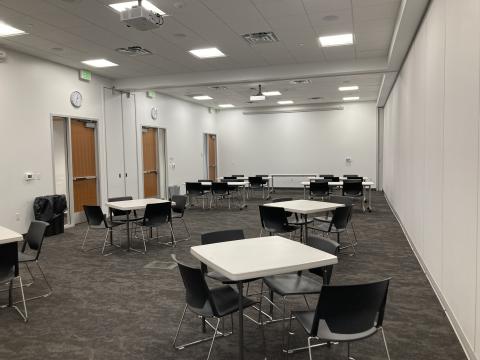 Image of Meeting Room BC from back right corner towards front left corner of room