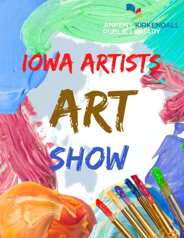 Paint Splatters and Paint Brushes - Iowa Artist Art Show 