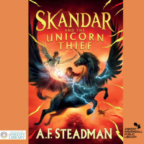 Skandar and the Unicorn Thief cover by AF Steadman