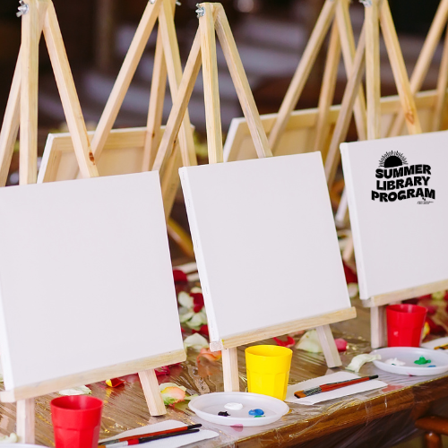 Blank painting canvases